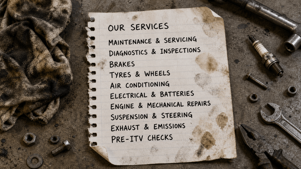 DriveTech Garage services